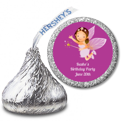 Fairy Princess - Hershey Kiss Birthday Party Sticker Labels