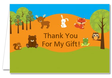 Forest Animals - Baby Shower Thank You Cards