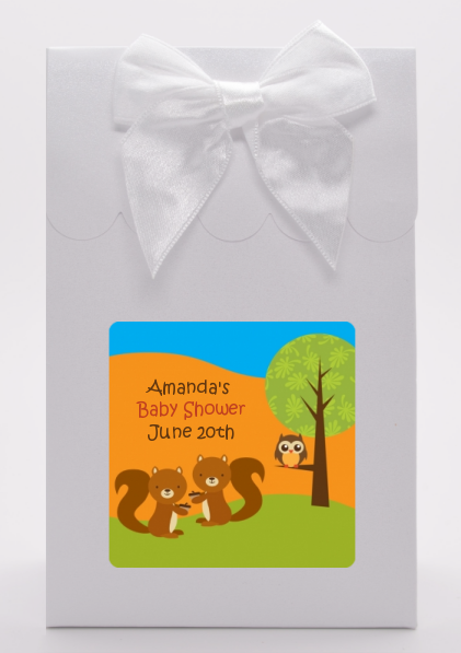 Forest Animals Twin Squirels - Baby Shower Goodie Bags