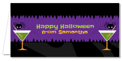 Funky Martini - Personalized Halloween Place Cards