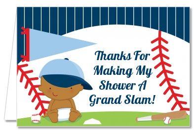  Future Baseball Player - Baby Shower Thank You Cards Caucasian