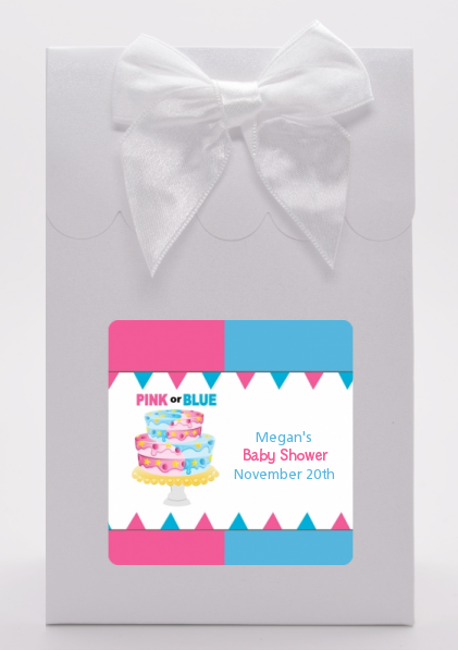 Gender Reveal Cake - Baby Shower Goodie Bags