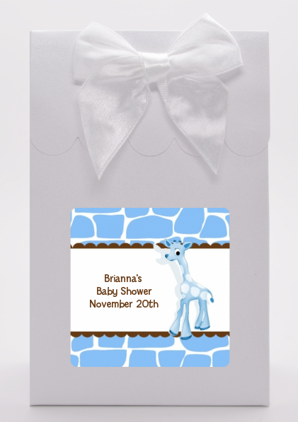 Giraffe Blue - Baby Shower Goodie Bags