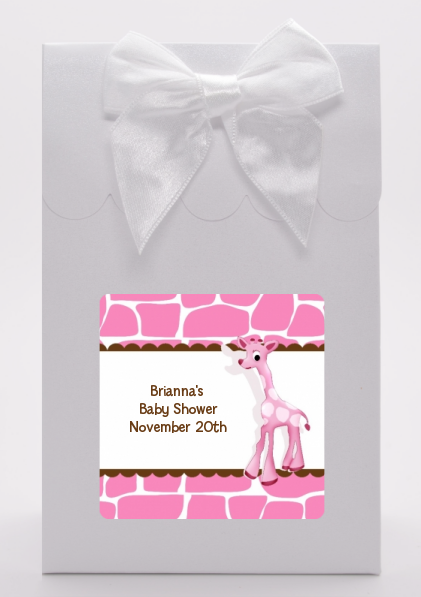 Giraffe Pink - Baby Shower Goodie Bags