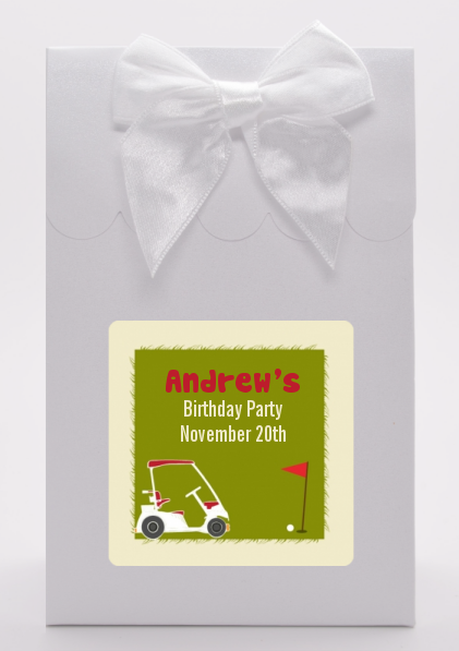 Golf Cart - Birthday Party Goodie Bags