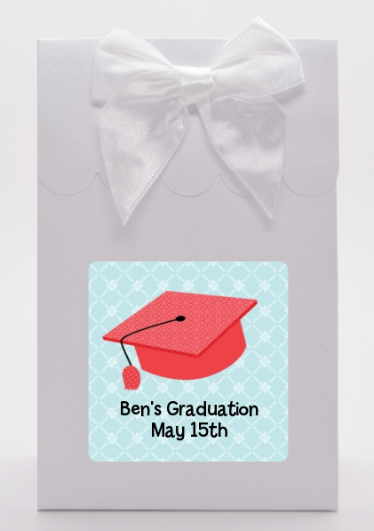 Graduation Cap Red - Graduation Party Goodie Bags