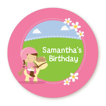  Horseback Riding - Personalized Birthday Party Table Confetti 