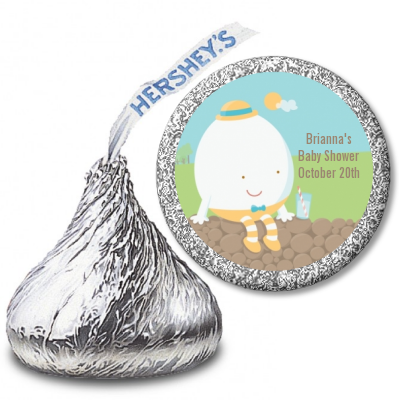 Humpty Dumpty - Hershey Kiss Baby Shower Sticker Labels