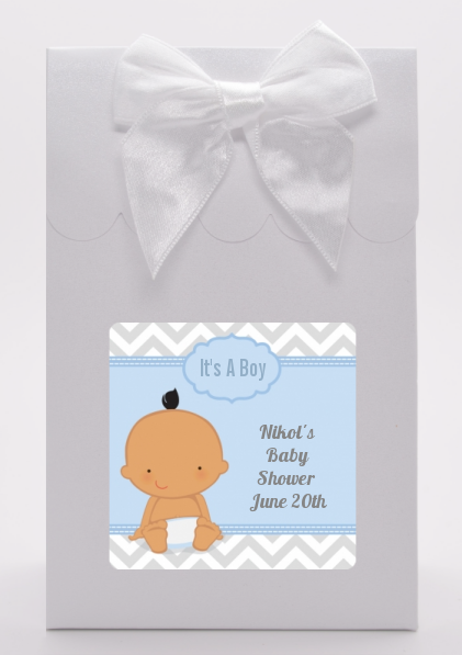 It's A Boy Chevron Hispanic - Baby Shower Goodie Bags