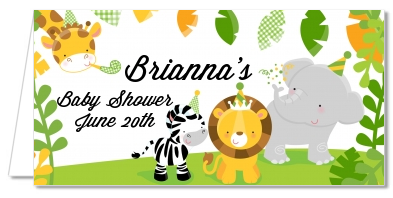 Jungle Party - Personalized Baby Shower Place Cards