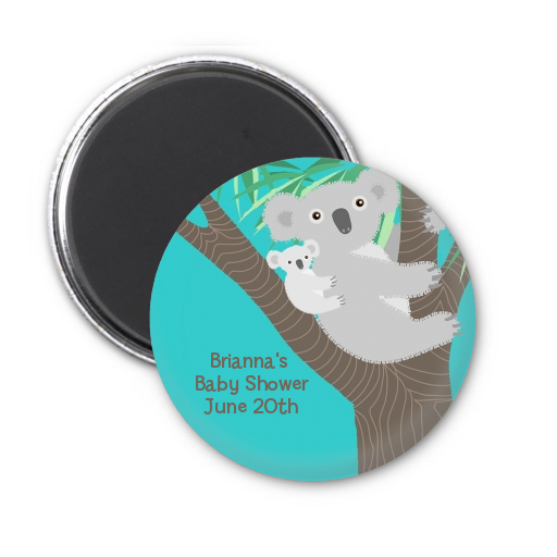  Koala Bear - Personalized Baby Shower Magnet Favors 