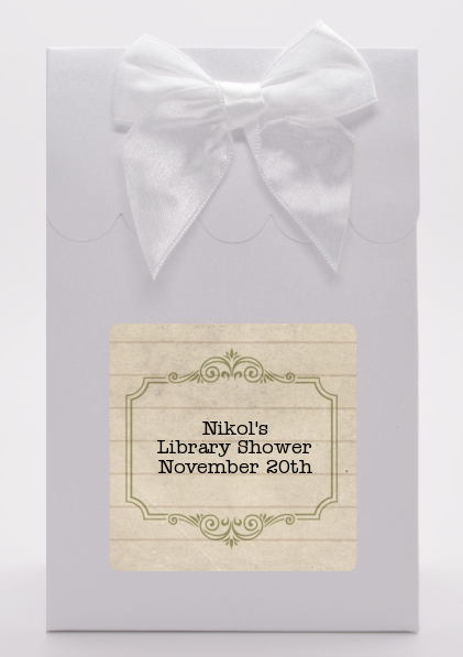 Library Card - Baby Shower Goodie Bags