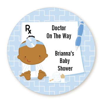  Little Doctor On The Way - Personalized Baby Shower Table Confetti Caucasian