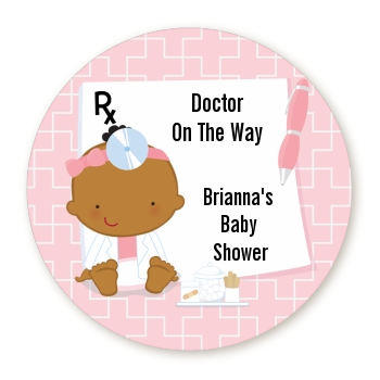  Little Girl Doctor On The Way - Personalized Baby Shower Table Confetti Caucasian