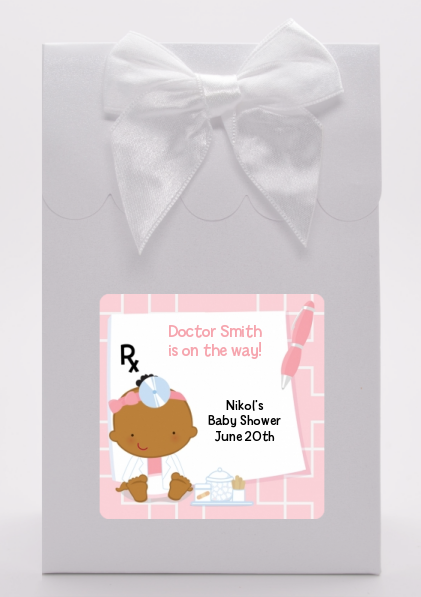  Little Girl Doctor On The Way - Baby Shower Goodie Bags Caucasian