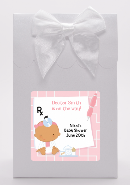  Little Girl Doctor On The Way - Baby Shower Goodie Bags Caucasian
