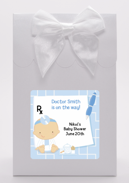  Little Doctor On The Way - Baby Shower Goodie Bags Caucasian