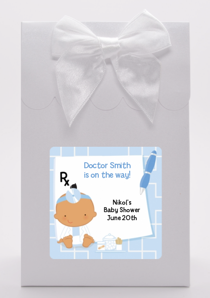  Little Doctor On The Way - Baby Shower Goodie Bags Caucasian