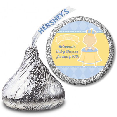 Little Prince - Hershey Kiss Baby Shower Sticker Labels