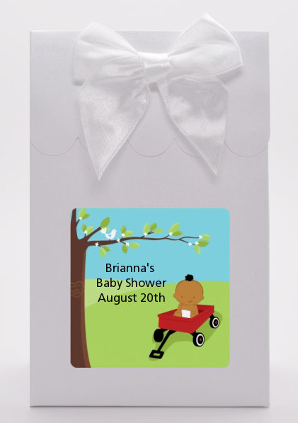  Little Red Wagon - Baby Shower Goodie Bags African American