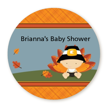 Little Turkey Boy - Personalized Baby Shower Table Confetti 