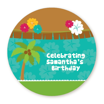  Luau Friends - Personalized Birthday Party Table Confetti 