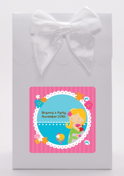 Mermaid Blonde Hair - Birthday Party Goodie Bags