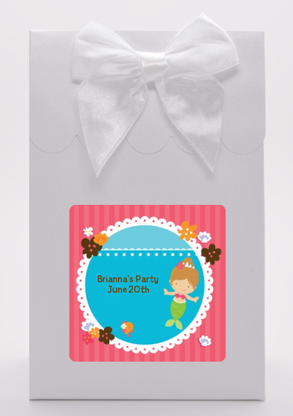 Mermaid Brown Hair - Birthday Party Goodie Bags