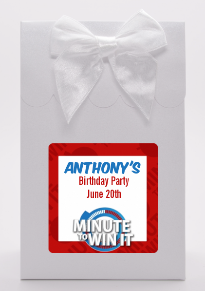 Minute To Win It Inspired - Birthday Party Goodie Bags