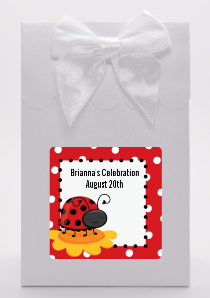 Modern Ladybug Red - Baby Shower Goodie Bags