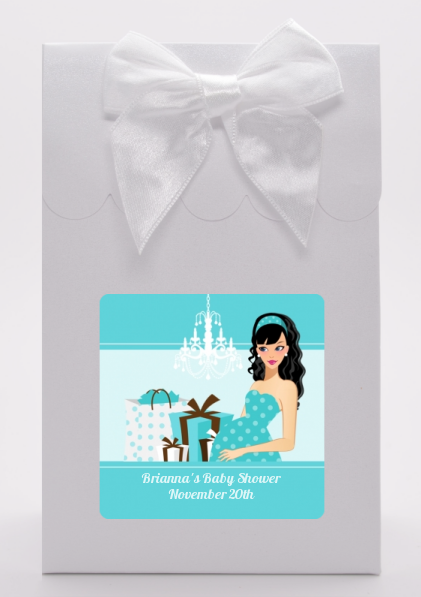  Modern Mommy Crib It's A Boy - Baby Shower Goodie Bags Black Hair A