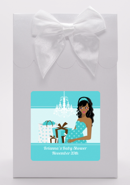  Modern Mommy Crib It's A Boy - Baby Shower Goodie Bags Black Hair A