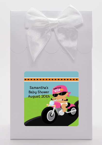 Motorcycle Hispanic Baby Girl - Baby Shower Goodie Bags