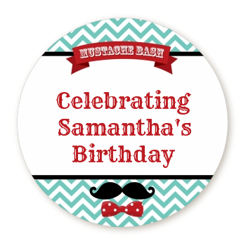  Mustache Bash - Personalized Birthday Party Table Confetti 