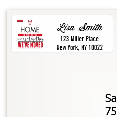 New Home - Real Estate Return Address Labels