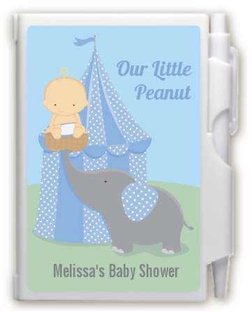 Our Little Peanut Boy - Baby Shower Personalized Notebook Favor