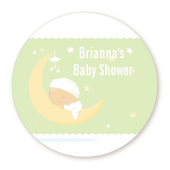  Over The Moon - Personalized Baby Shower Table Confetti 