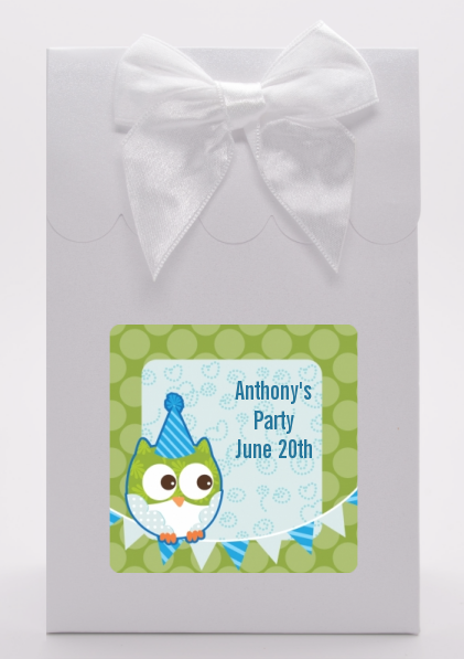 Owl Birthday Boy - Birthday Party Goodie Bags