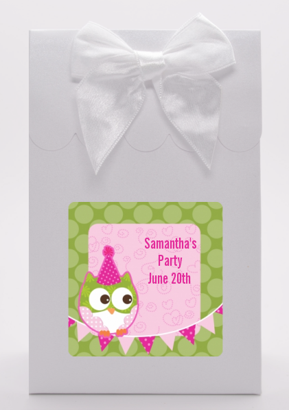 Owl Birthday Girl - Birthday Party Goodie Bags