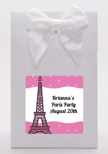 Pink Poodle in Paris - Birthday Party Goodie Bags