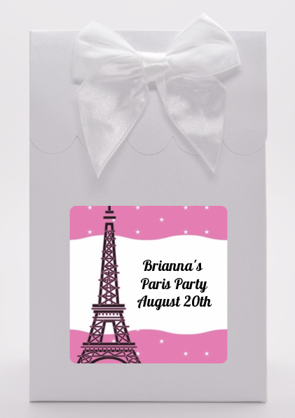 Pink Poodle in Paris - Baby Shower Goodie Bags