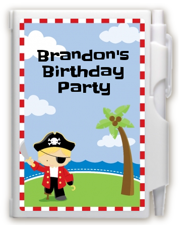 Pirate - Birthday Party Personalized Notebook Favor