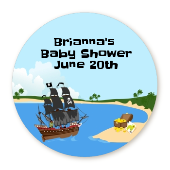  Pirate Ship - Personalized Baby Shower Table Confetti 