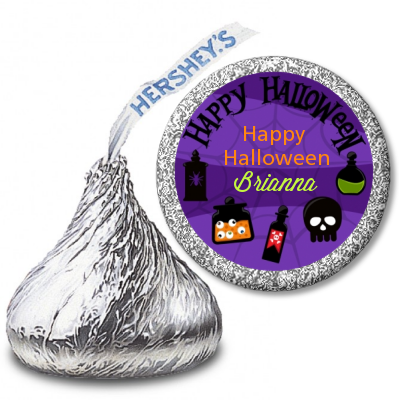 Potion Bottles - Hershey Kiss Halloween Sticker Labels