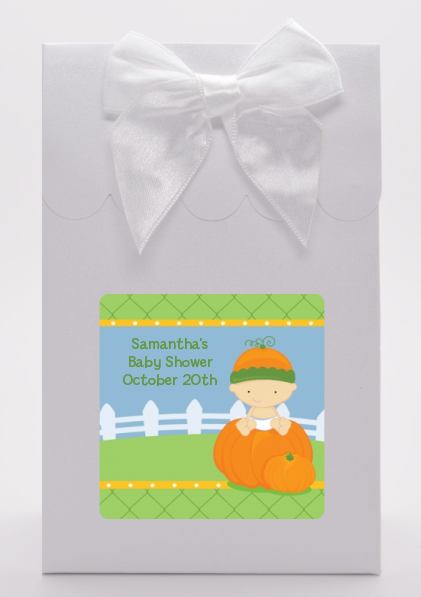 Pumpkin Baby Caucasian - Baby Shower Goodie Bags