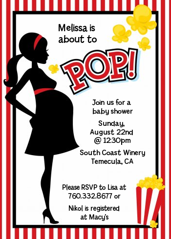 Ready To Pop ® - Baby Shower Invitations