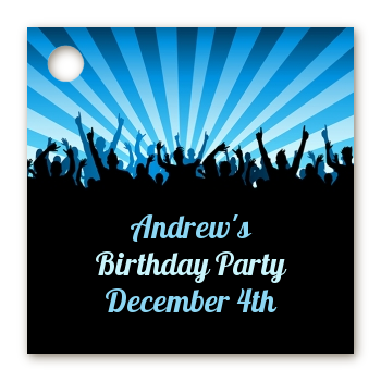 Rock Band | Like A Rock Star Boy - Personalized Birthday Party Card Stock Favor Tags
