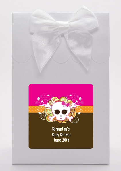 Rock Star Baby Girl Skull - Baby Shower Goodie Bags