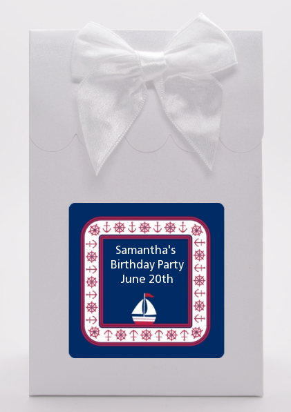 Sailboat Blue - Birthday Party Goodie Bags