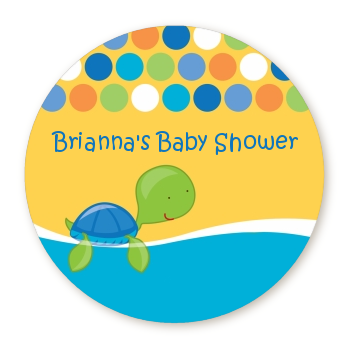  Sea Turtle Boy - Personalized Baby Shower Table Confetti 